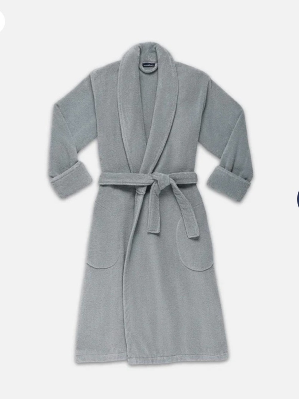 Brooklinen Super-Plush Robe - Gray - Picture 3 of 6